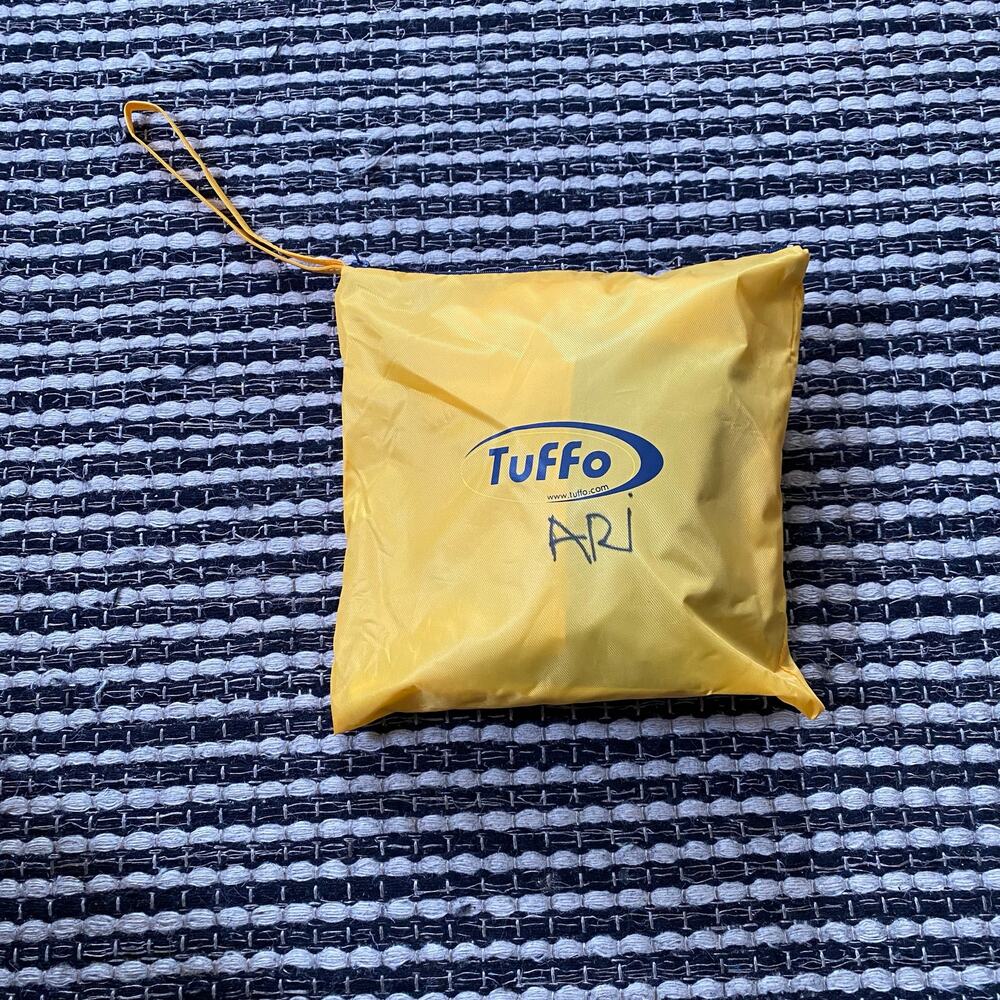 🌿Tuffo Toddler Kids Yellow Muddy Buddyn Hooded Packable Rain Suit 3T